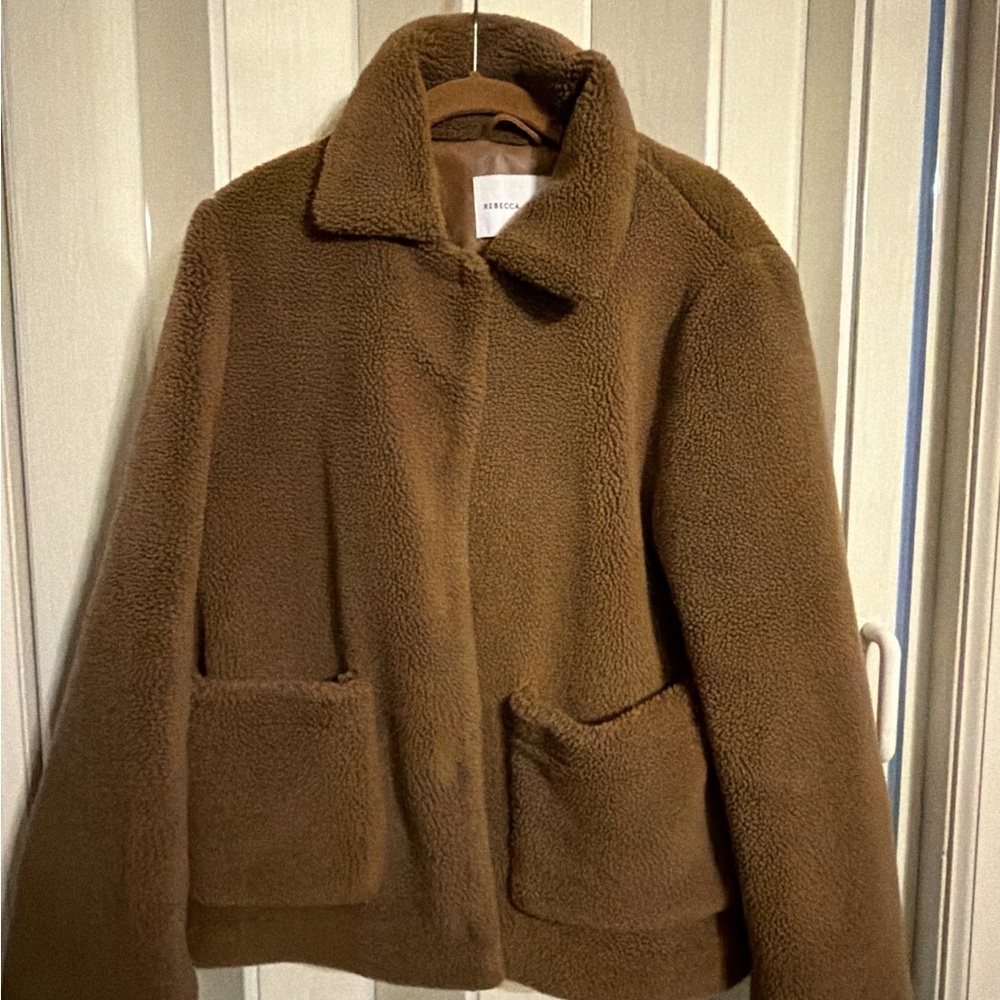 Rebecca Minkoff Chocolate Teddy Jacket
